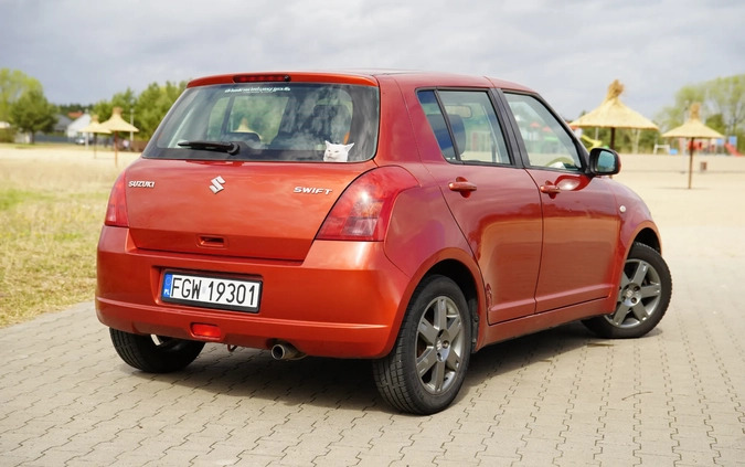 Suzuki Swift cena 14800 przebieg: 131000, rok produkcji 2007 z Jędrzejów małe 172